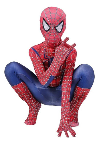 Disfraz De Niño Spiderman - Disfraz Niño Super Heroes - Disfraz Hombre Araña