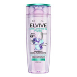 Shampoo Elvive Loréal Paris Hialurónico Pure X 200 Ml