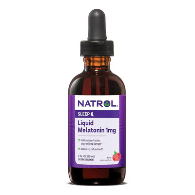 Natrol Melatonina Liquida 1 Mg | Rapida Absorción | 60 Ml Sabor Berry | MercadoLibre