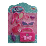 Kit Beleza Fashion Infantil Com Bolsa + Acessórios 7 Peças