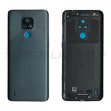 Tapa Trasera Carcasa Para Motorola Moto E7 Xt2095 Gris