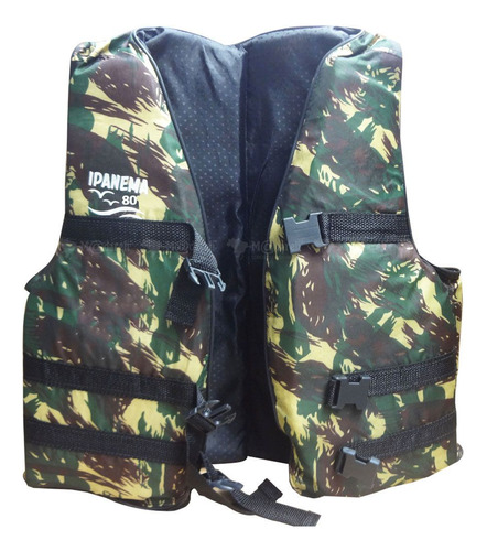 Coletes Salva Vidas Camuflado Ipanema Até 80kg Kit Com 10 Un