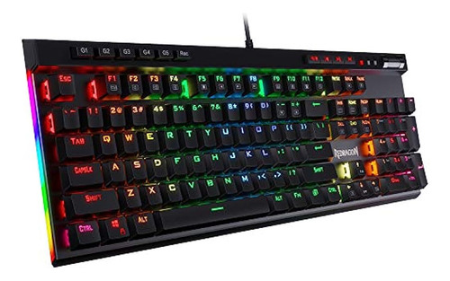 Teclado Mecánico Para Juegos Con Retroiluminación Led Redrag