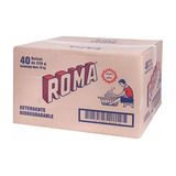 Roma Detergente En Polvo / Caja Con 40 Bolsas De 250g