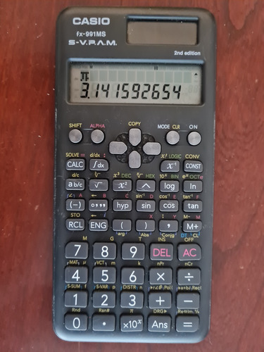 Calculadora Cientifica Casio Fx-991ms Plus, Natural V.p.a.m.