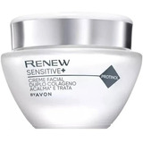 Creme Facial Renew Sensitive+ Duplo Colágeno - 50g Avon
