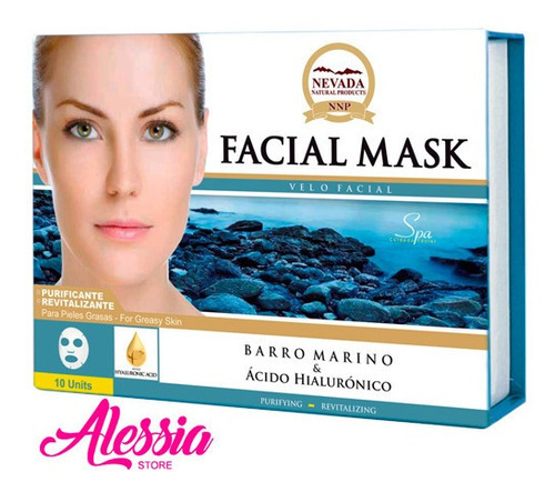 Velo Facial Nevada - Ácido Hialurónico - g a $9900