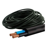 Cabo Pp Comando 2x2,5 Mm Preto 100 Metros Cobre Br Fios