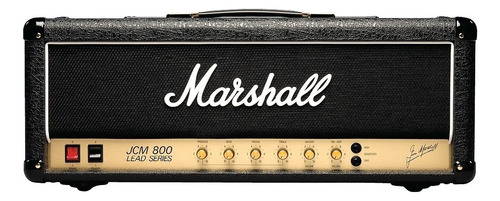 Cabezal Marshall Jcm800 Lead Series 2203 Vintage Fabricado No Reino Unido, Cor Preta