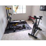 Gym En Casa Completo, Barra, Bancos, Discos, Bicicleta Y Mas