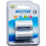 Batería X2 Tipo C 2500mah 1.2v Beston R14 Pila Recargable 