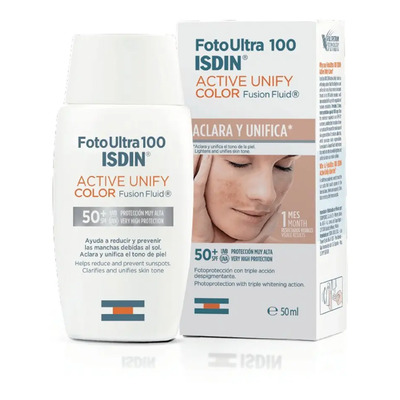 Bloqueador Foto Ultra 100 Isdin Active Unify Color Spf 50 | Envío gratis