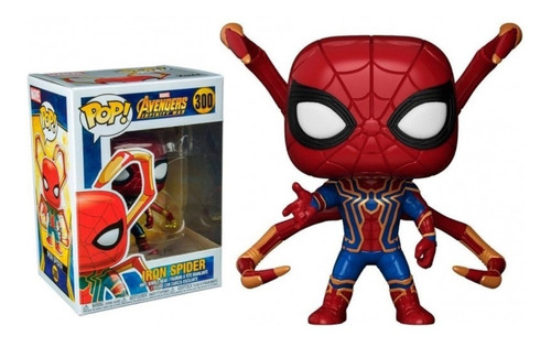 Boneco Funko Pop! Iron Spider 300 Homem Aranha Vingadores 