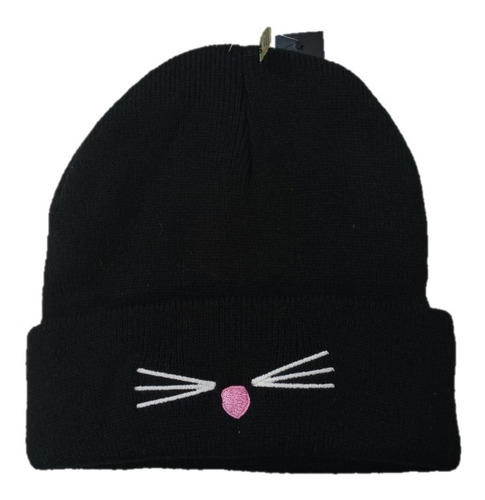 Gorro Invierno De Lana Gatito Zari Kawaii Infantil Nena Niña