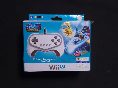 Control Blanco Wii U Pokémon Pokken Tournament Con Caja