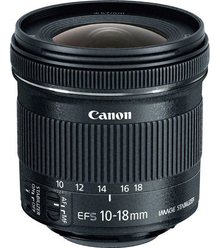 Objetiva Canon Ef-s 10-18mm F/4.5-5.6 Is Stm