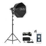 Gvm W Fotografia Led Kit De Iluminacion De Estudio Llev...