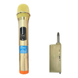Microfono Inalambrico Uhf819m Profesional A Bateria