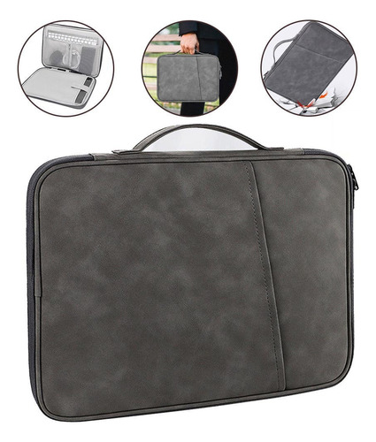 Maletín Porta Laptop Funda Impermeable Antigolpes13 Pulgadas