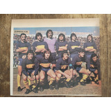 Recorte Boca Juniors Equipo Año 1977 Formación