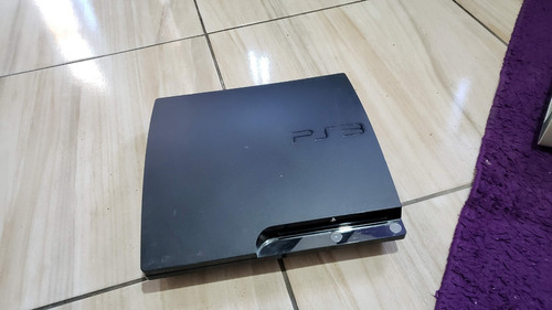 Playstation 3 Slim Só O Aparelho Sem Nada E Com Defeito! Ele Desliga Sem Imagem. Sem Hd E Sem Parafusos. C1