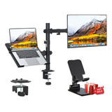 Base Monitor Doble Soporte Para Monitor Escritorio Ergonomic