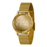 Relógio Lince Led Dourado Feminino Ldg4648l