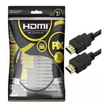 Cabo Hdmi 1 Metro 2.0-19p Gold Blindado 4k Ultra Hd 3d