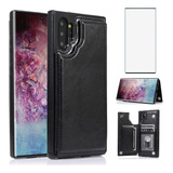 Funda Billetera Para Samsung Galaxy Note 10 Plus 5g + Vid...