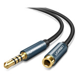 Cable Extensión Audio Aux 3,5mm Funciona Para Micrófono 1mts