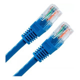 Cabo De Rede Rj45 1,5 Ethernet Lan Rj45 Cat5e Azul 1,5metros