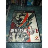 Playstation 2 Ps2 Video Juego Metal Gear Solid 2 Usado