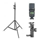 Kit Flash Godox Tt600 Hss Tripode Y Socket Metalico