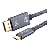 Cable Usb-c A Displayport 1.4 2mt Premium 8k Uhd - 4k 144hz