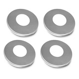 Kit 4 Canoplas Para Torneiras Ou Adaptadores Rosca 1/2 Inox