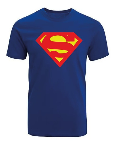 Polera De Hombre Liga De La Justicia Superman Romanosmodas