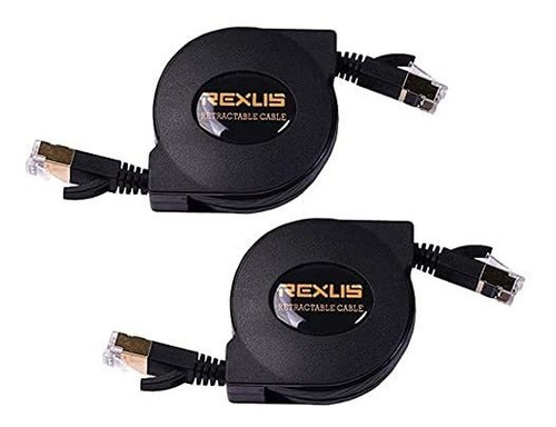 Cable De Red Ethernet Cat Rexus - Paquete De 2 Cables De Red