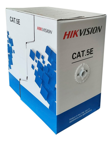 Cable Utp Cat5e 100% Cobre Unifilar 305 Metros Hikvision