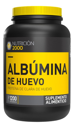 Albumina De Huevo En Polvo Pura Al 100% 1200g Nutricion 2000