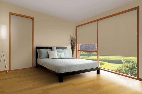 Cortina Roller Blackout Blanca 140x240