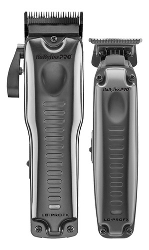 Combo Rasuradora Eléctrica + Trimmer Lopro Fx Gris Babyliss 