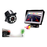 Pantalla 4.3 Monitor + Camara De Reversa Rca 8 Leds Luz 170°