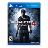 Uncharted 4: A Thief's End Standard Edition Físico Ps4 Usado