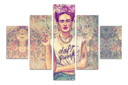 Cuadros Modernos Frida Kahlo 100x70 Cm Gs Cuadros