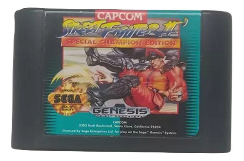 Id 116 Street Fighter 2 Original Mega Drive Genesis Fita