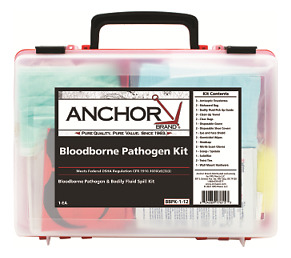 Anchor Brand Bloodborne Pathogen Kit, Blood Spill Clean- Ddd