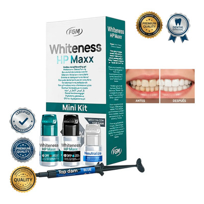 Blanqueamiento Dental Whiteness Hp Maxx Mini Kit 1 Paciente | Meses sin interés