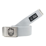 Cinturon Tejido Hombre Spitfire Big Head Gris Talla Osfa