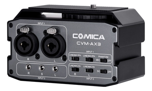 Mixer Preamplificador Comica Ax3 Para Dslr