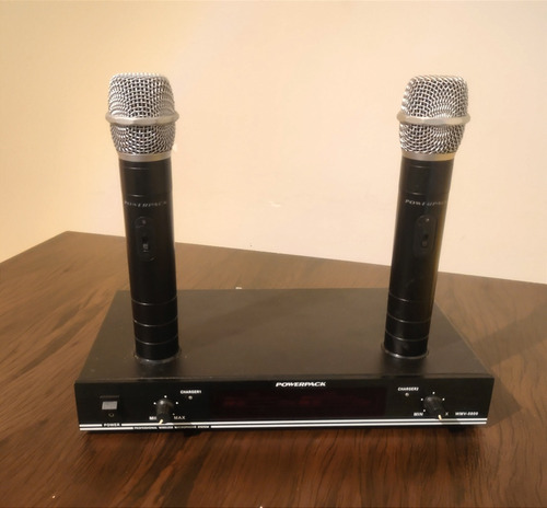 Microfone Sem Fio Duplo Vhf Powerpack Wmv 5800